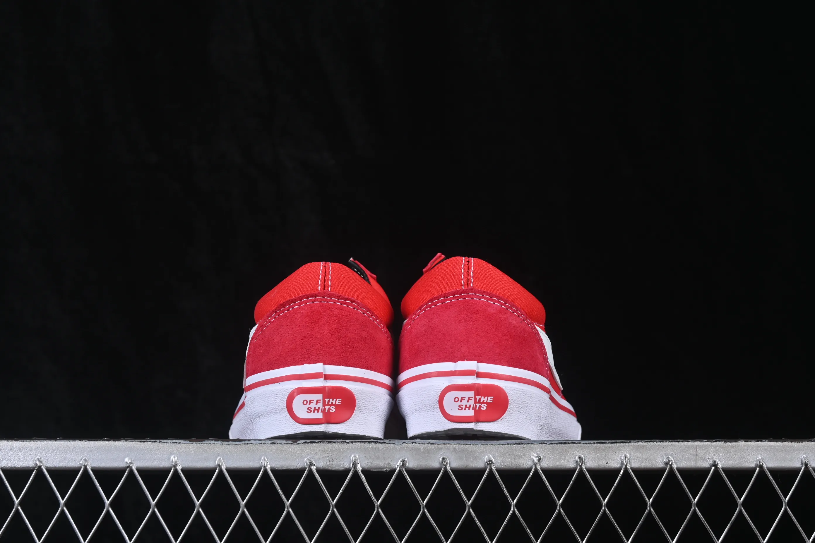 All categories Vans Vans series Vans Low Vans low-top Revenge x Storm Old Skool Lightning joint low-top casual sneakers red and white